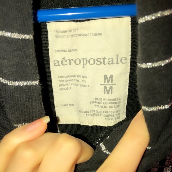 {3/$20} Aeropostale 87 Sweater Hoodie - Picture 3 of 3